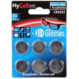 HyCell Knopfzelle CR 2032 200 mAh 6 St.