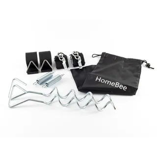 homebee HomeBee® Sturmband Markise Set für Thule Omnistor – Sturmsicherung Spiralanker