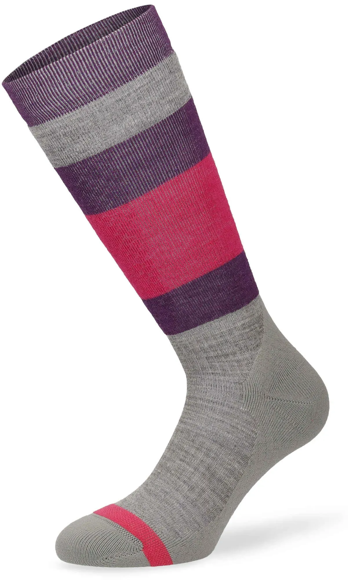 Lenz Think About Merino Winter 1 Kinder Socken, grau, Größe 35 36 37 38