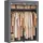 Songmics Aufbewahrungsschrank 140 x 174 x 43 cm Grau
