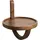 FineBuy Hängeregal 30 x 33 x 30 cm Braun
