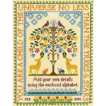 Bothy Threads Kreuzstich-Set Baum des Lebens, 24x31cm, XS6, Zählmuster