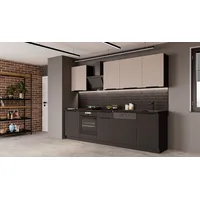 Küchen-Preisbombe Küchenzeile SIENA + ARONA BASIC 280 cm Kaschmir