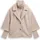 Tom Tailor 1046602 Boucle Jacke im 2-in-1-Look - Beige XL