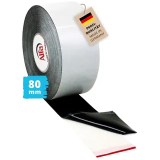 Alfa 1x Abdeckband 80 mm x 1 mm x 20 m Holz & Unterkonstruktionen Profi-Qualität einseitig selbstklebendes Terrassen-tape Niederschlagschutz Pergola Sonnendeck