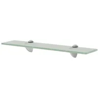 vidaXL Wand Regal Glasregal Glasboden Glasablage Badregal Mattiert 50x10 cm 8 mm