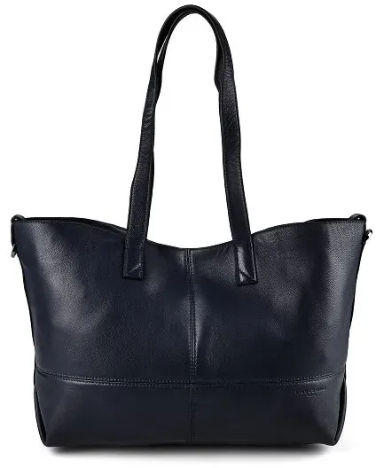 Liebeskind Ariel Shopper Tasche Leder 49 cm  blau
