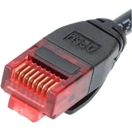 goobay 71547 Cat 6 Slim-Patchkabel, U/UTP, schwarz