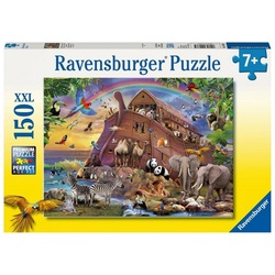 Ravensburger Puzzle Unterwegs mit der Arche 150 Teile XXL Puzzle, 150 Puzzleteile
