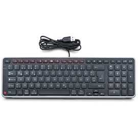 CONTOUR Design Balance Keyboard Wired schwarz/silber, USB, DE (BALANCE-DE-WIRED)