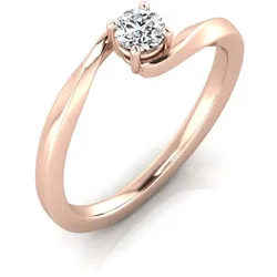 Verlobungsring VR31 750er RosÈgold - 5700