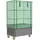 vidaXL Hochbeet Mit Aufsatz Und Rollen 80 x 50 x 182 cm Rattan-Optik