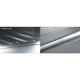 ALVEUS More 10 rechts Aufsatzwanne Edelstahl Handbetätigung 560 x 500 mm