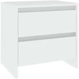 vidaXL Nachtschrank 45 x 34,5 x 44,5 cm Weiß