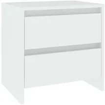 vidaXL Nachtschrank 45 x 34,5 x 44,5 cm Weiß