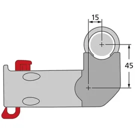 KLICKfix Distanz-Set E Adapter schwarz
