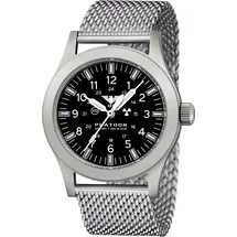 KHS PLASSF.MS Herren-Armbanduhr Platoon Solar Meshband