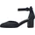 TAMARIS Comfort Damen Pumps mit Riemen aus Leder Elegant, Blau 37 EU