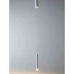 LED-Hängeleuchte Milan grau, 30 cm