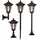 StarTrading 4in1 LED Solarleuchte schwarz 480-07