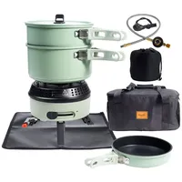 Skandika Campingkocher Rask SET - 2 in 1 Betrieb