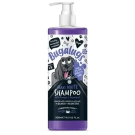 BUGALUGS Maxi White aufhellendes Hundeshampoo mit exotischem Frischeduft