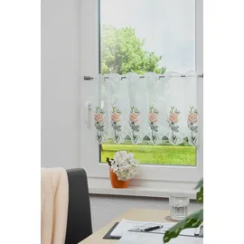 Stickereien Plauen Panneaux Stangendurchzug 193 x 60 cm Weiß 1 St
