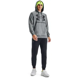 Under Armour Rival Fleece Big Logo Hoodie Herren 012 pitch gray light heather/black S