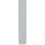 BISLEY Garderobenschrank Metall 30,5 x 30,5 x 180,2 cm Lichtgrau