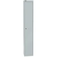BISLEY Garderobenschrank Metall 30,5 x 30,5 x 180,2 cm Lichtgrau
