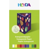 Heyda Pergamin Transparentpapier, 10 Farben DIN A4