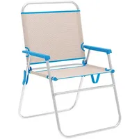 Marbueno summer 56x52x80 Cm Fester Klappstuhl Aluminium - Blue