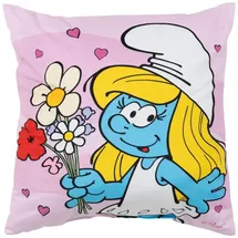 UNITED LABELS Die Schlümpfe Kissen 40 x 40 cm Rosa
