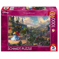 Schmidt Spiele Thomas Kinkade Disney Dreams Collections Sleeping Beauty Dancing in the Enchanted Light 1000 Teile Puzzle
