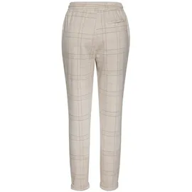 VIVANCE Jogger Pants kariert Beige/Rosa 36