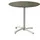 Essentials X Cross Terrassentisch Sand gestell + Midnight Marble HPL Ø70 cm