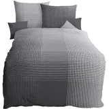 Mako-Satin zinn 155 x 220 cm + 80 x 80 cm