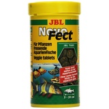 JBL NovoFect 30248, Alleinfutter für pflanzenfressende Aquarienfische, Tabletten, 250 ml