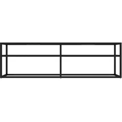 vidaXL TV-Schrank Transparent 140x40x40,5 cm Hartglas