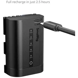 SmallRig 5298 USB-C Camera Battery with Power Disp