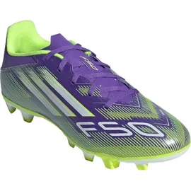 adidas F50 Club FG/MG Herren Purple Rush/Cloud White/Lucid Lemon 44 2/3
