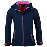 Trollkids Trollfjord Softshelljacke - Navy / Magenta - 98 cm