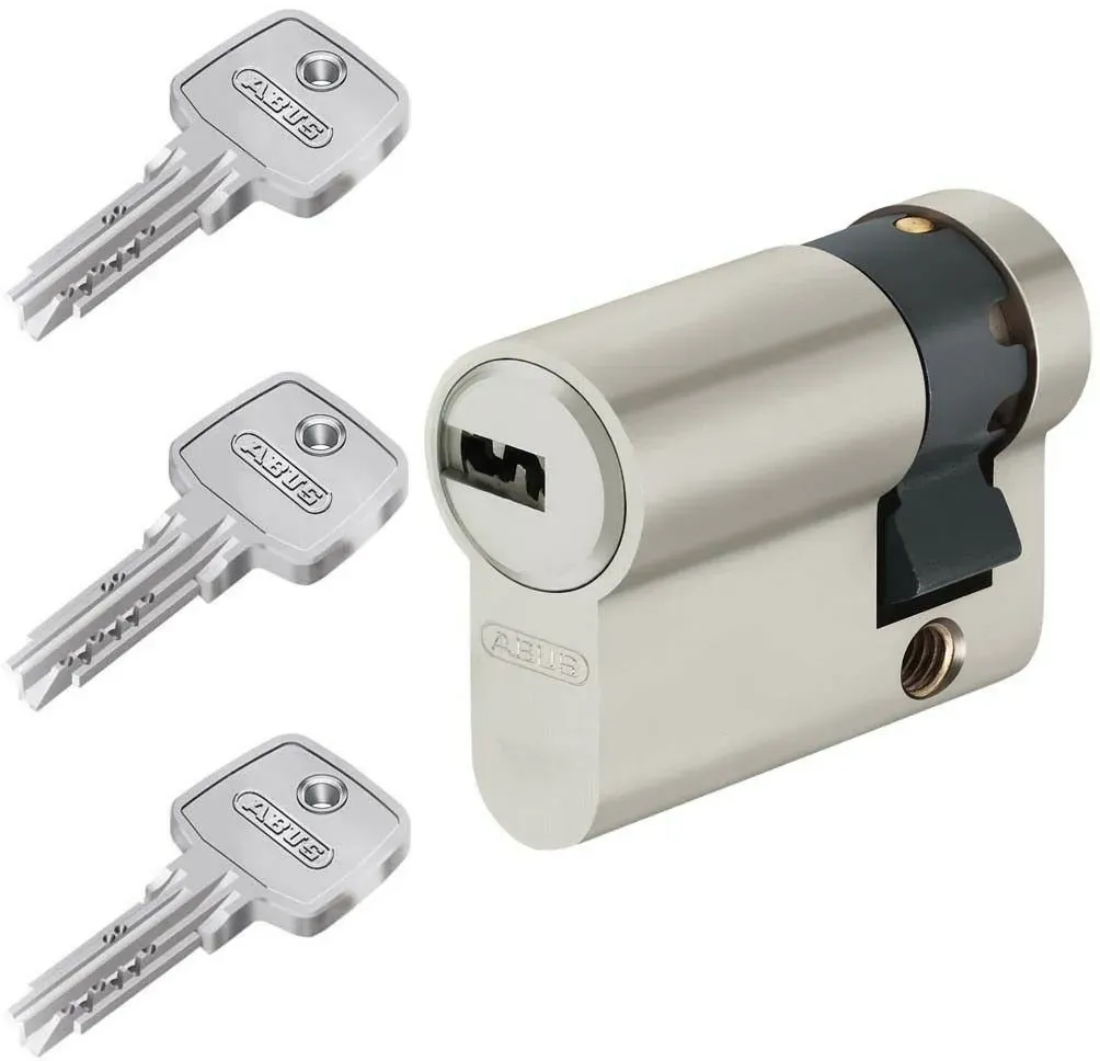 ABUS EC660 PROFILHALBZYLINDER HALBZYLINDER SCHLIESSZYLINDER TÜRZYLINDER 3 SCHLÜ., Halbzylinder Länge: Mehrschlüssel