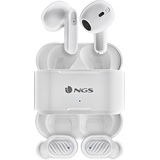 NGS ARTICA DUO Kopfhörer Kabellos im Ohr Anrufe/Musik Bluetooth Weiß