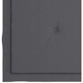 vidaXL Klappbare Gartenstühle mit Kissen 40 x 56 x 88 cm braun 4 St.