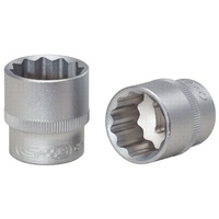 KS Tools 3/8" 12-kant-Stecknuss, 1"