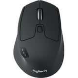 Logitech M720 Triathlon Multi-Device Kabellose Maus, Bluetooth, USB-Unifying-Empfänger, 1000 DPI, 6 programmierbare Tasten, 2-Jahres-Batterie, Für Laptop, PC, Mac, iPadOS - Grau