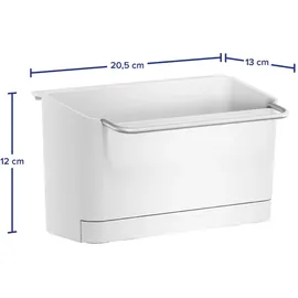 Tesa Küchen-Organizer in weiß, - (B)12 x (H)14 cm