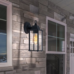 Außen Wand Lampe Fassaden Beleuchtung Terrassen Leuchte Garten Laterne anthrazit Trio 201960142