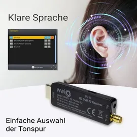 WWIO TRINITY T2 TV Stick RCU 2 in 1